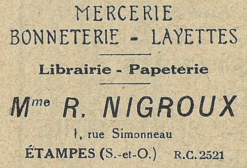 Mme R. Nigroux (1935)