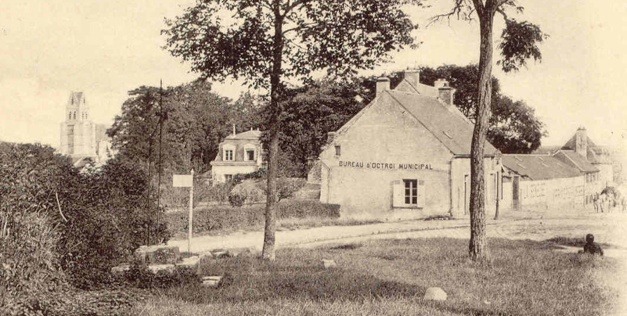 Le bureau de l'octroi de Saint-Martin d'Etampes en 1903