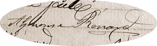 Signature de Jean-Baptiste Renard en 1877