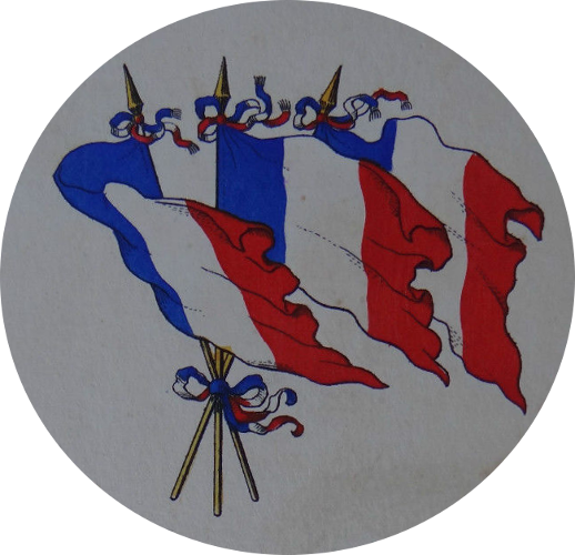 Logo des sapeurs pompiers d'Etampes en 1955