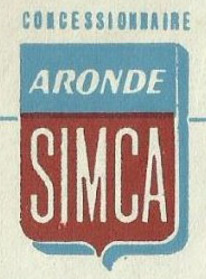 Logo des Simca Aronde (1961)