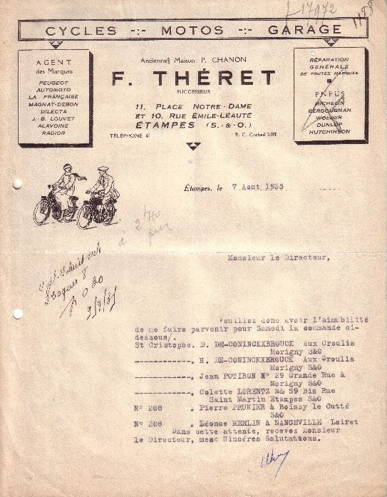 Commande de Theret (1935)
