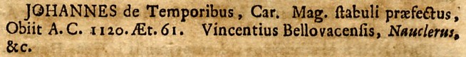 Lexicon Universale d'Hofmann, 1698, t. 2, p. 622