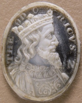 Thierry II selon un camée du 17e siècle (© BNF)