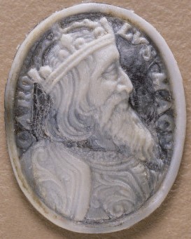 Charlemagne d'après un camée des années 1630 (BNF)