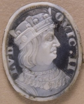 Louis XI d'après un camée du XVIIe siècle (BNF)