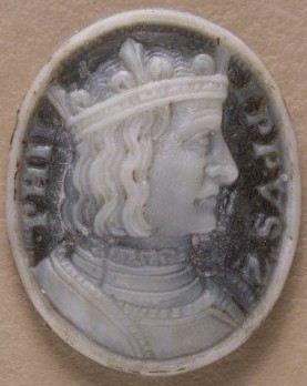 Philippe Auguste d'après un camée du XVIIe siècle (BNF)