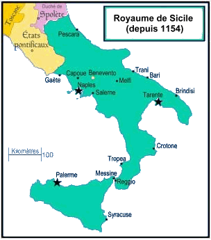 Royaume des Deux-Siciles (carte wikipédia retravaillée)