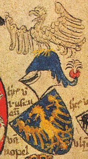 Armorial de Gueldre: Ladislas, vassal de Louis de Hongrie, titré duc de Naples