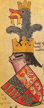 Armorial de Gueldre: Armes de Louis d'Anjou, roi de Hongrie, mort en 1382