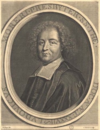 Louis Moréri (1643-1680) vers 1680, auteur du Grand Dictionnaire Historique, gravure de Gérard Ederlinck (1640-1707)