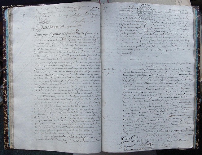 Registre de police d'Etampes 1722-1727, pages 66 et 67
