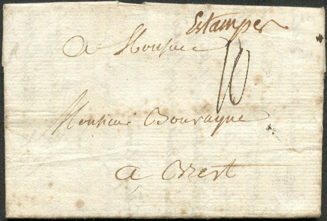 Courrier de 1780