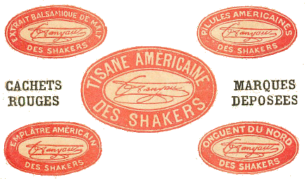 Boîte de tisane des Shakers (début du XXe siècle)