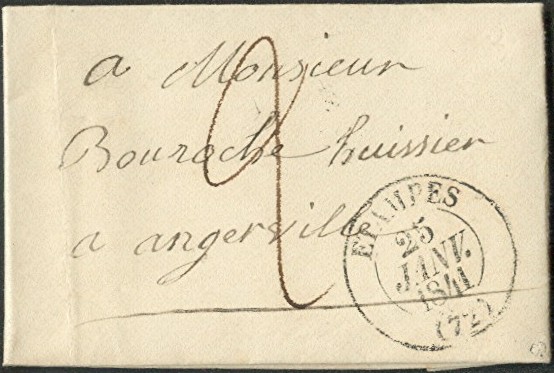 Courrier de 1841