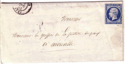 Courrier de 1855