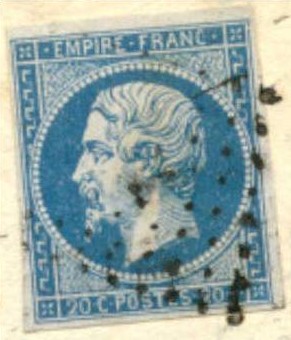 Courrier d'Angerville de 1861