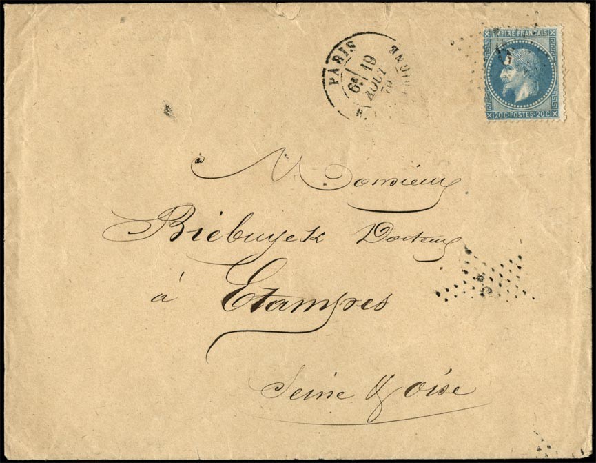 Courrier de 1870