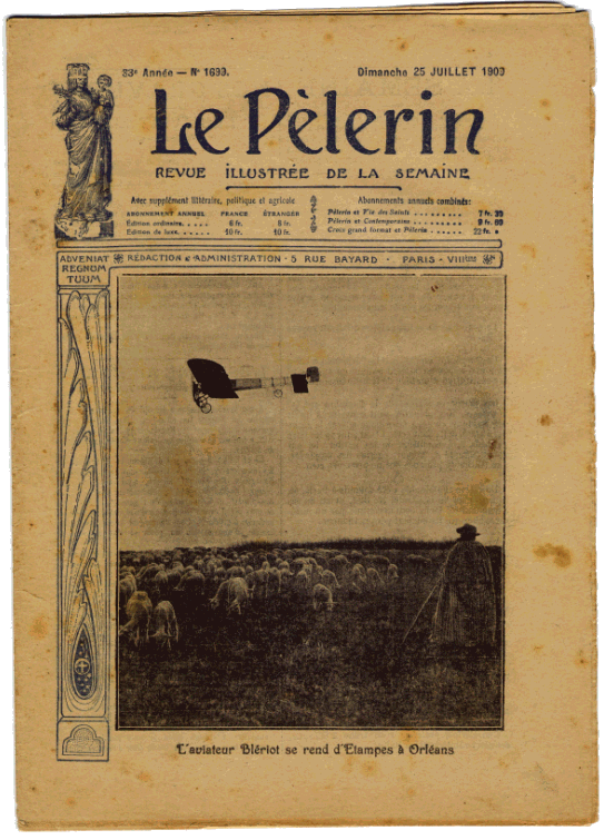 Couverture du Pélerin du 25 juillet 1909