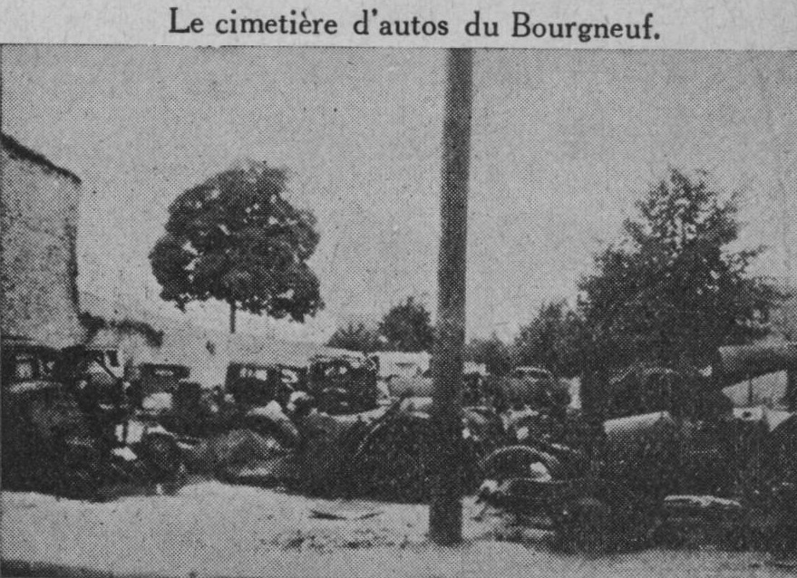 Le cimetière d'autos du Bourgneuf