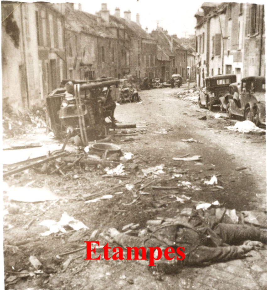 Saint-Pierre d'Etampes au 15 juin 1940