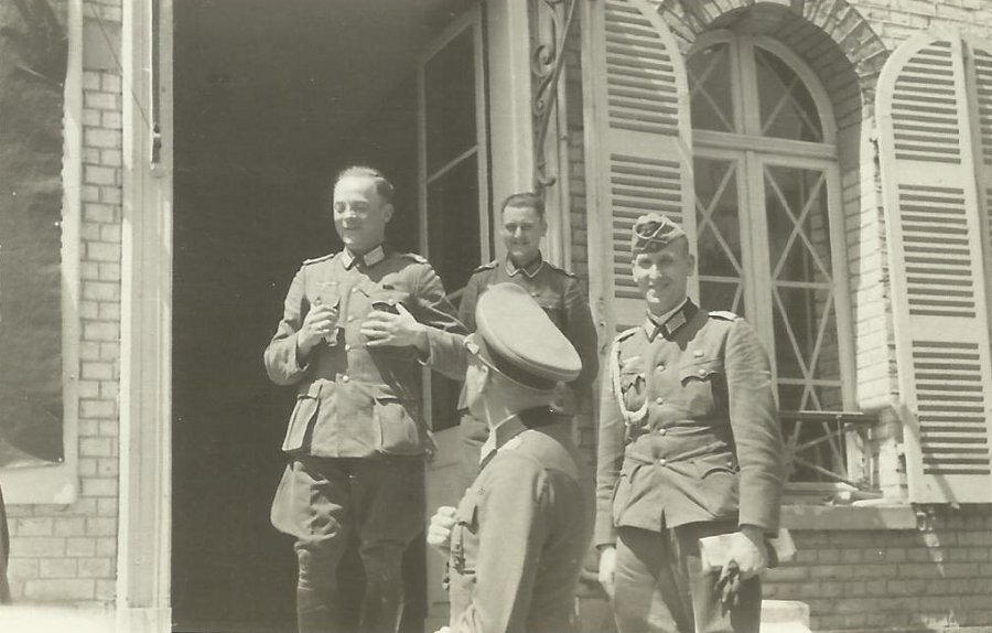 Officiers allemands au château de Brunehaut (entre 1940 et 1944)