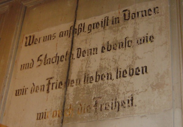Château de Longuetoise:Deuxième inscription allemande