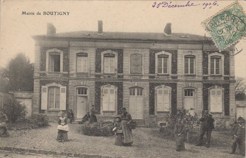La mairie de Boutigny vers 1906