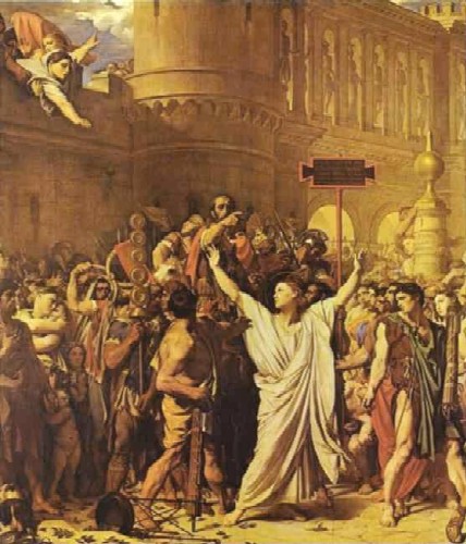 Jean-Auguste-Dominique Ingres, Martyre de saint Symphorien (huile sur toile, 1834, cathédrale Saint-Lazare d’Autun)