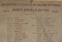 Mémorial des elèves et professeurs morts pour la France