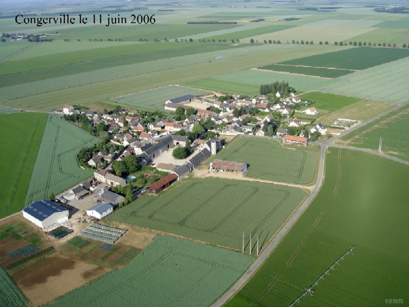 Vue aérienne de Congerville (Congerville-Thionville, cliché de 2006)