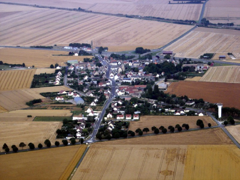Vue aérienne de Monnerville n°1 (cliché de 2006)