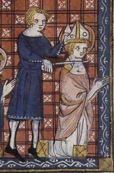 Martyre de saint Denis (Richard de Monbaston, XIVe s.)