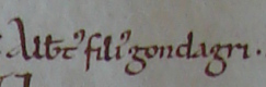 Albertus filius Gondagri