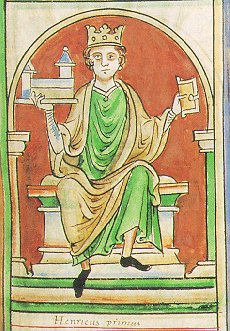 Henri Ier Beauclerc (enluminure du XIIIe siècle)