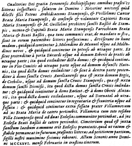 Edition de Fleureau (1683)