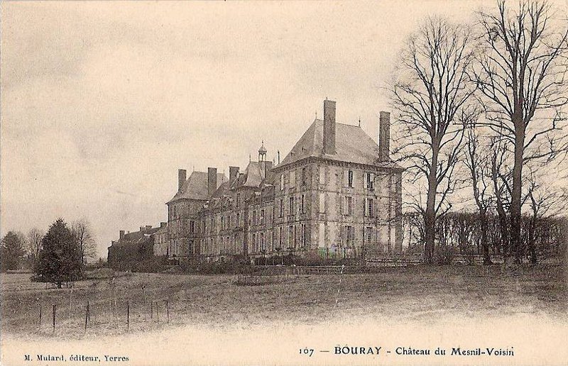 Bouray (carte postale Mulard n°107: Château du Mesnil-Voisin)