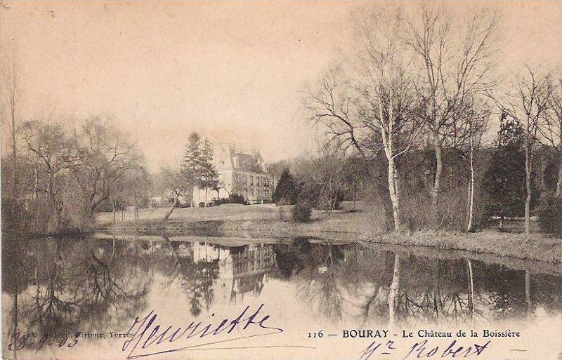 Bouray (carte postale Mulard n°116: Le Château de Frémigny)