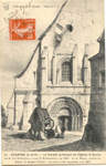 Portail de St Basile en 1842 (dessin d'Eugène Forest)