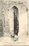 Ruines de l'église Sainte-Croix en 1895