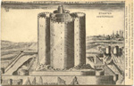 Tour de Guinette (gravure de Chastillon, 1610)