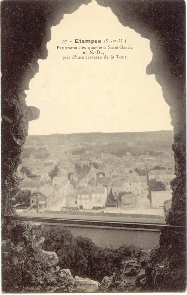 Panorama pris d'une crevasse de la Tour