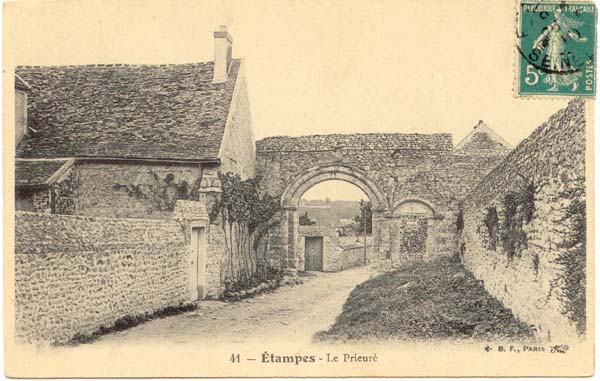 Le Prieuré en 1903 (carte postale Berthaud frères n°41)