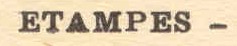 Typographie de Etampes dans la deuxième série Combier