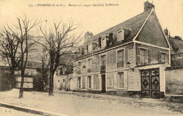 Maison natale de Geoffroy Saint-Hilaire (carte postale GG n°143)