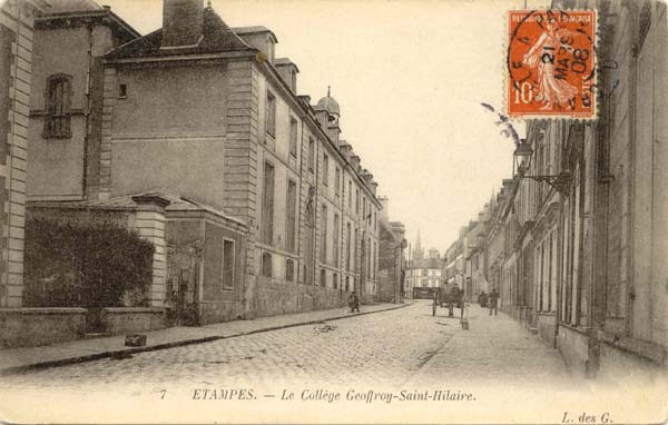 Le collège d'Etampes en 1903
