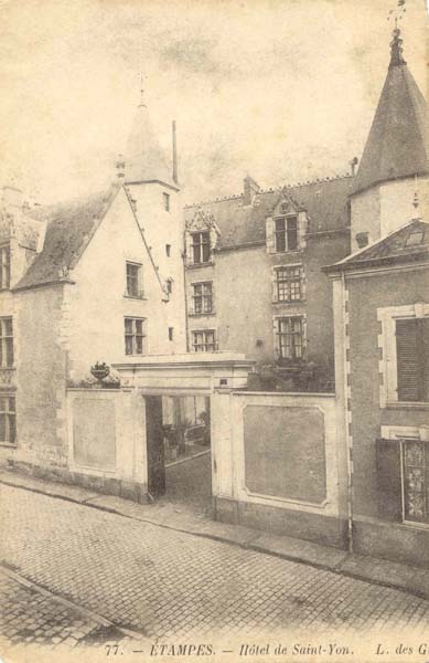 L'hôtel Saint-Yon en 1903
