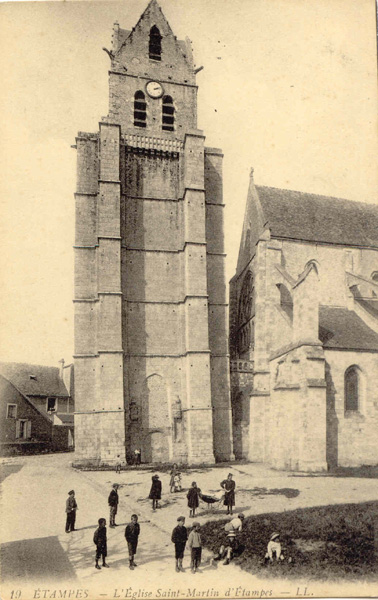 Eglise Saint-Martin (carte postale Levy et fils n°19)