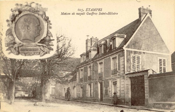 Maison natale de Geoffroy Saint-Hilaire (carte postale Rameau n°605)