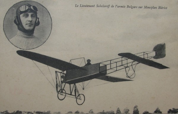 Sakelareff sur monoplan Blériot